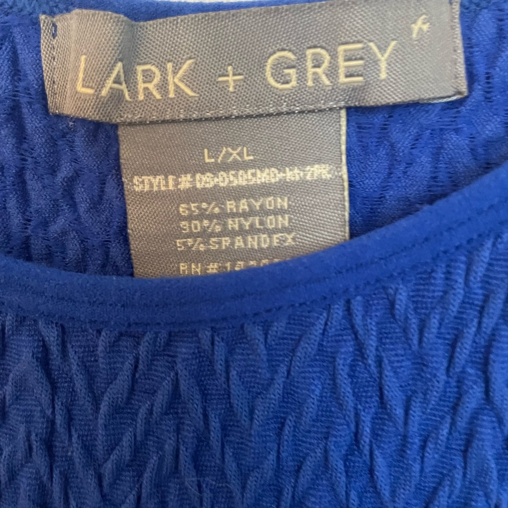Lark and Grey, electric blue size L/XL